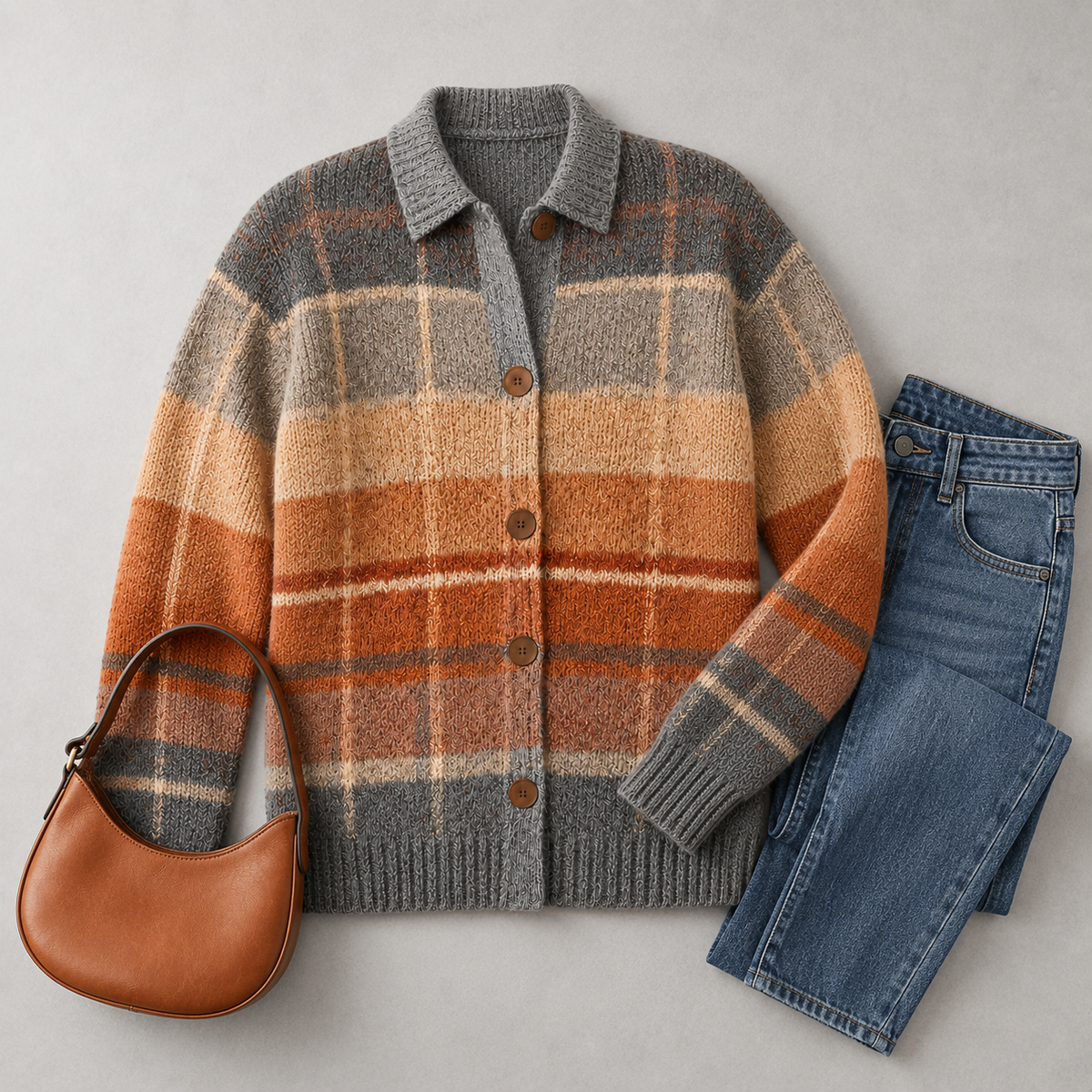 Women's Gingham Check Vest