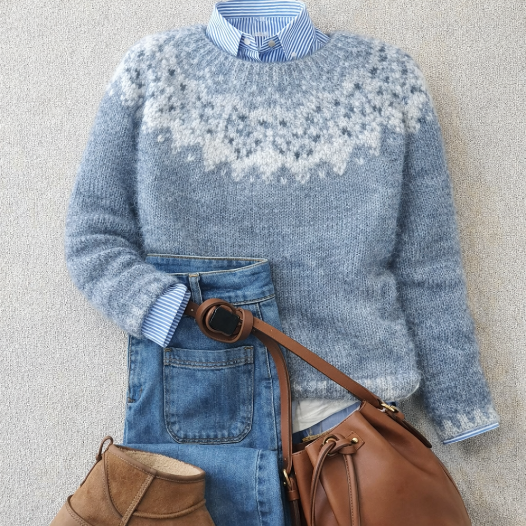 Women's Snowflake Pattern Sweater