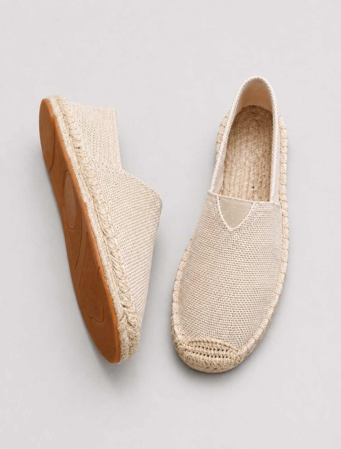 Men's Espadrilles Loafers Canvas Slip-On