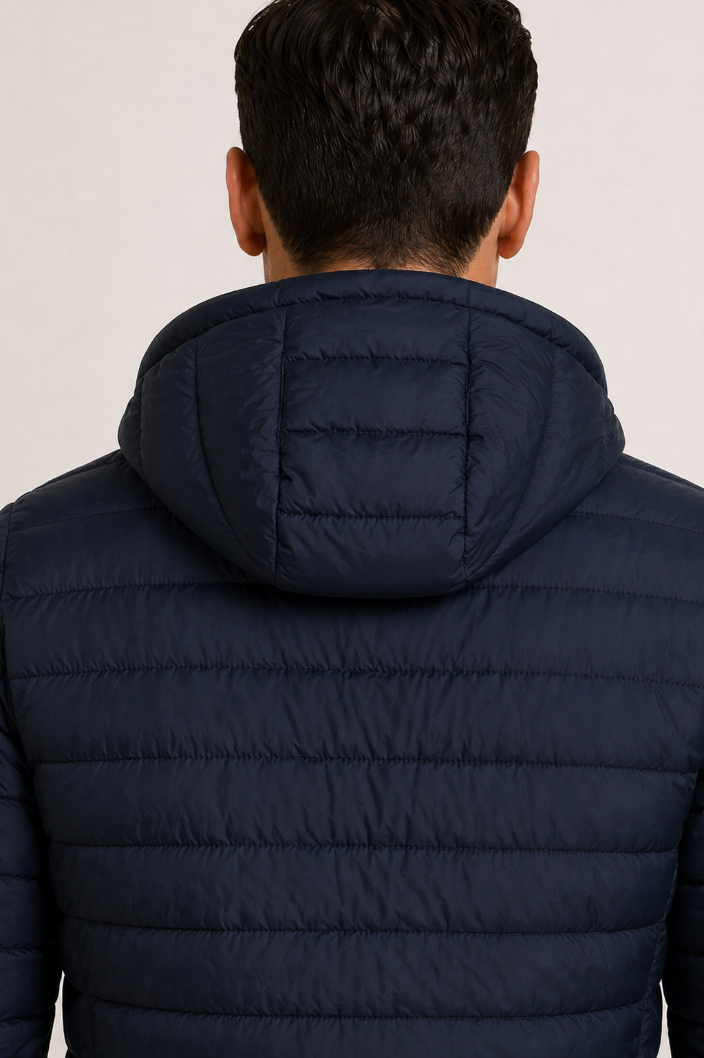 Men's Quilted Jacket with Hood Lightweight Fit