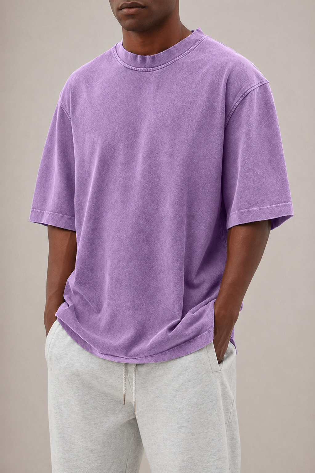 Men's Oversized T-Shirt Cotton Relaxed Fit