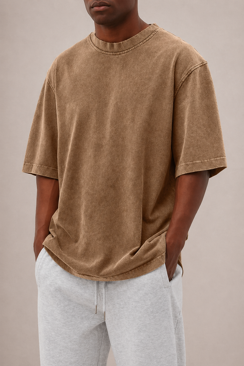 Men's Oversized T-Shirt Cotton Relaxed Fit