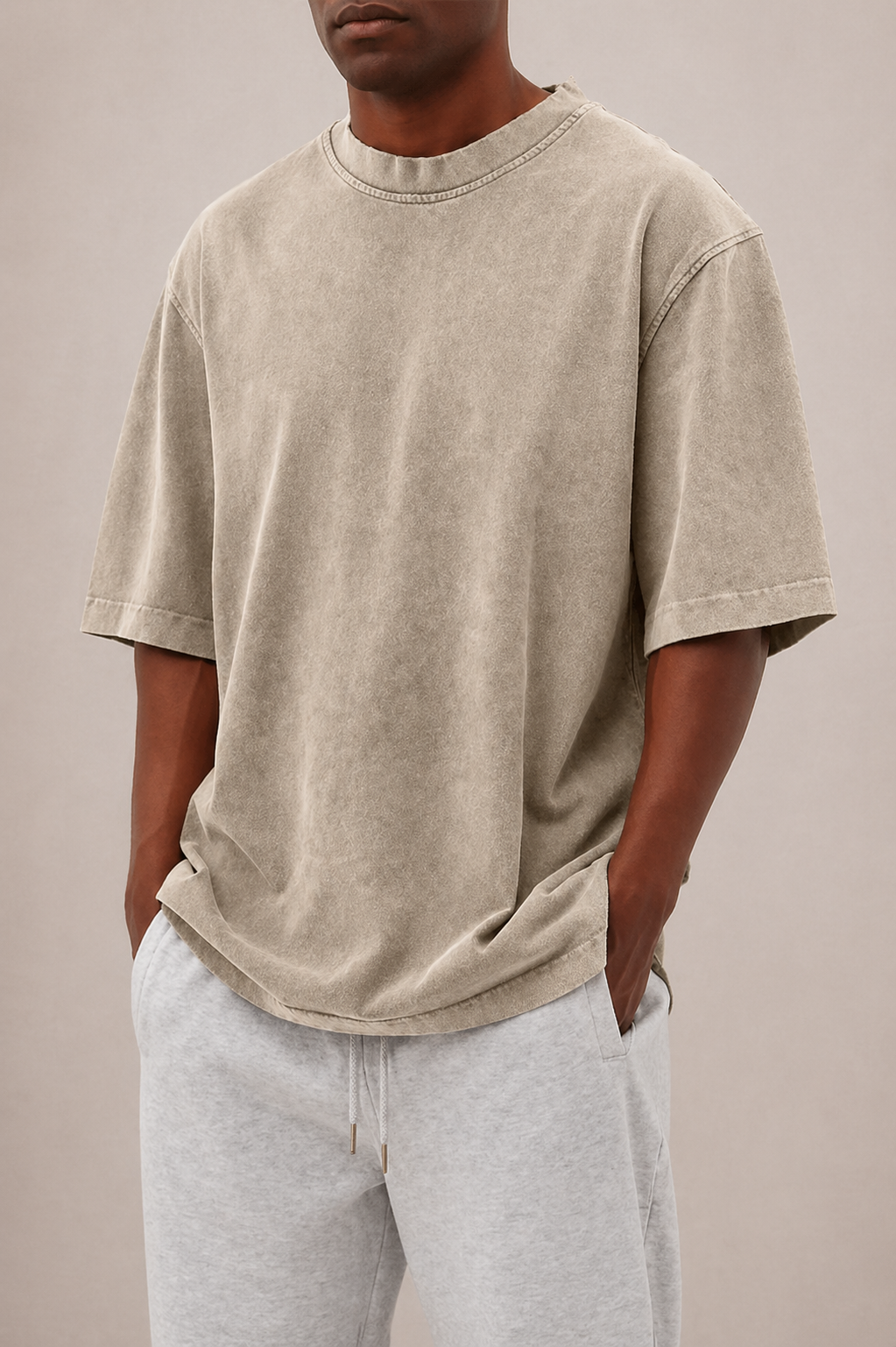 Men's Oversized T-Shirt Cotton Relaxed Fit