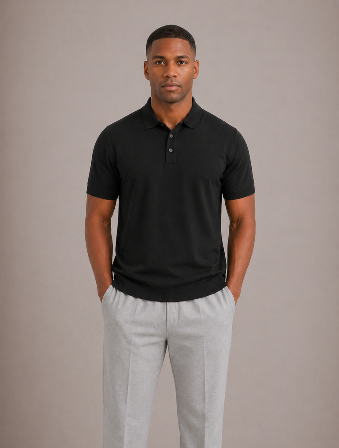 Men's Polo Minimalist Short Sleeves Modern Fit