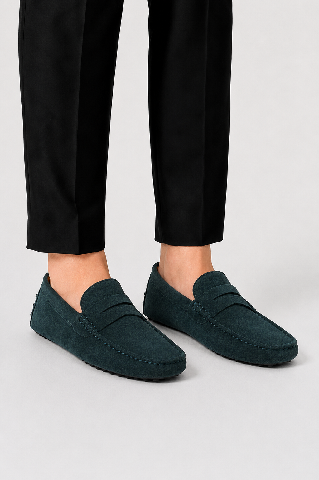 Men's Loafers Italian Style Suede Comfort Slip-ons