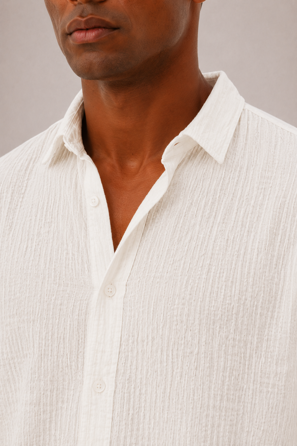 Men's Cotton Structured Shirt Classic Fit