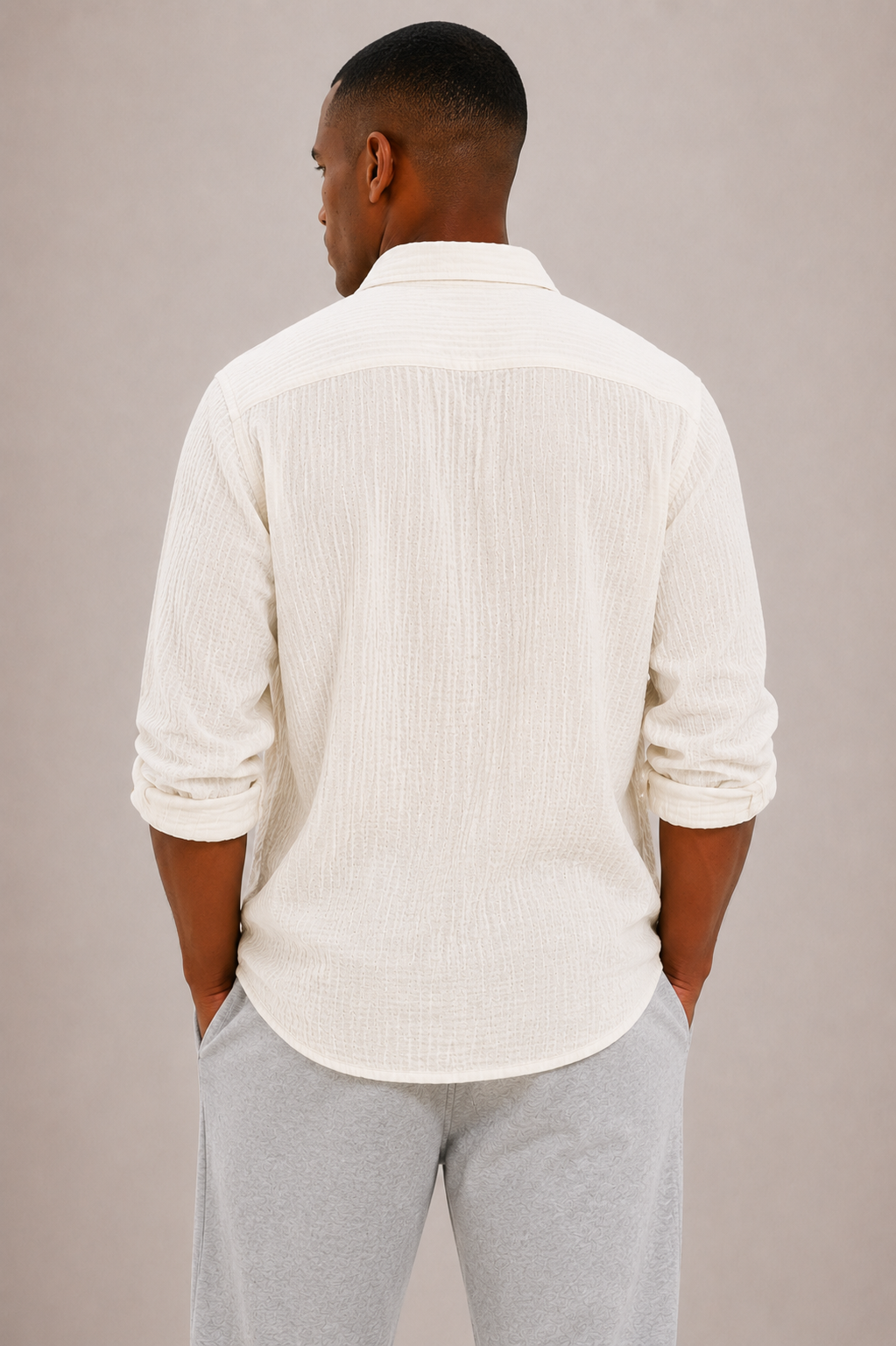 Men's Cotton Structured Shirt Classic Fit