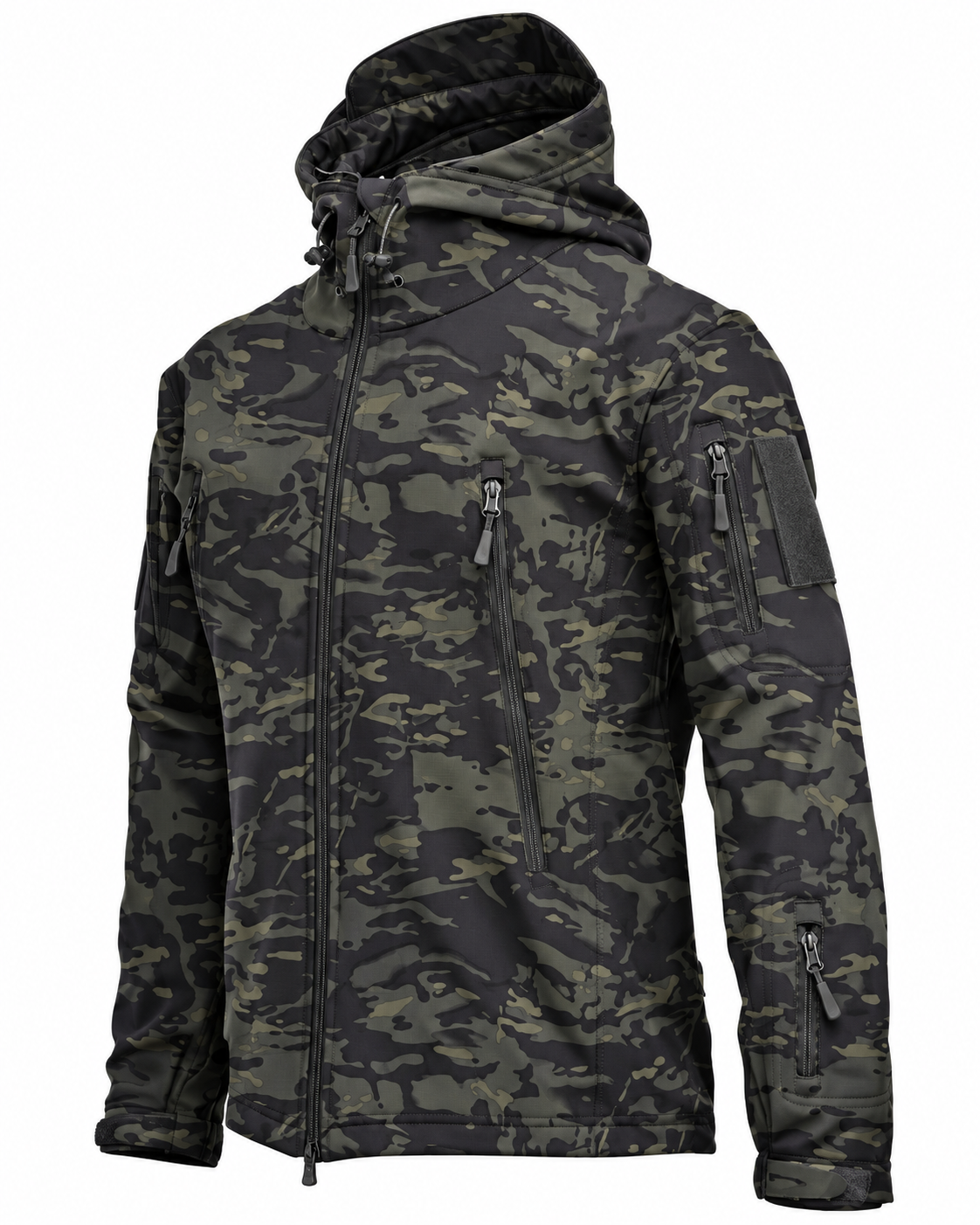 Windproof Jacket with Fleece Lining