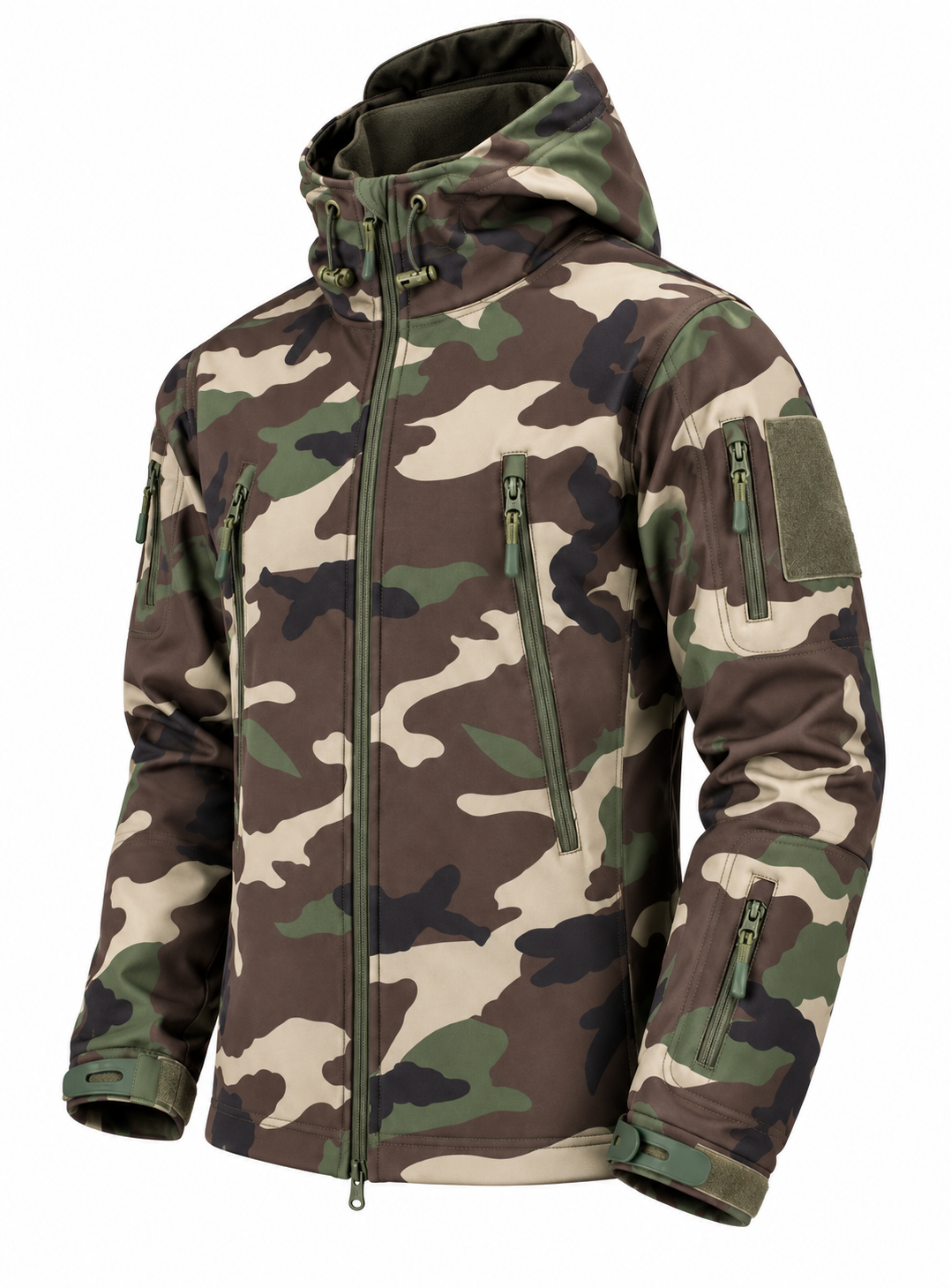 Windproof Jacket with Fleece Lining