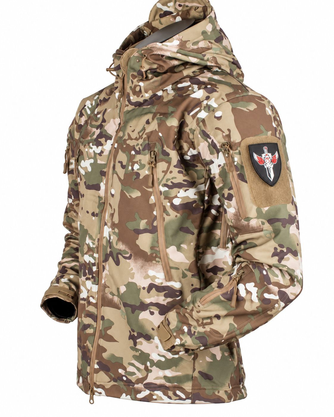 Windproof Jacket with Fleece Lining
