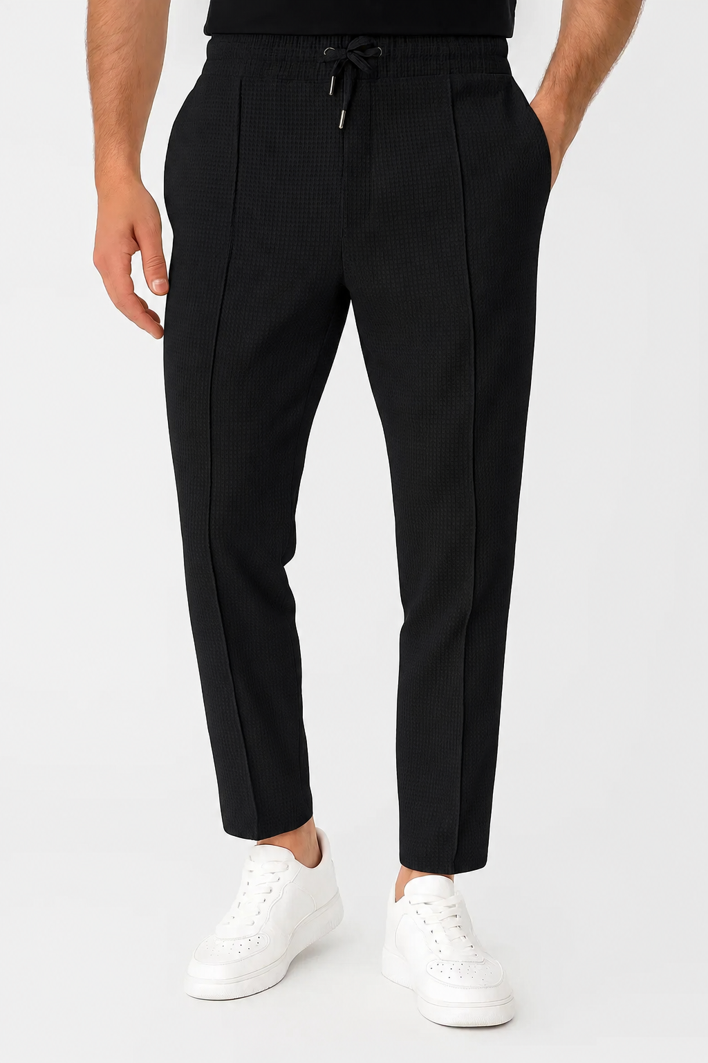 Men's Cotton Blend Trousers with Vintage Flash Lining