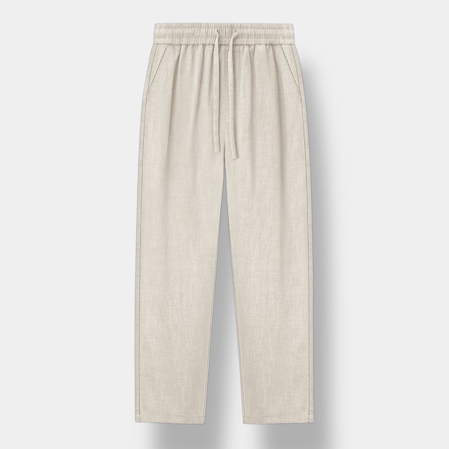 OLD MONEY Relaxed Fit Linen Trouser