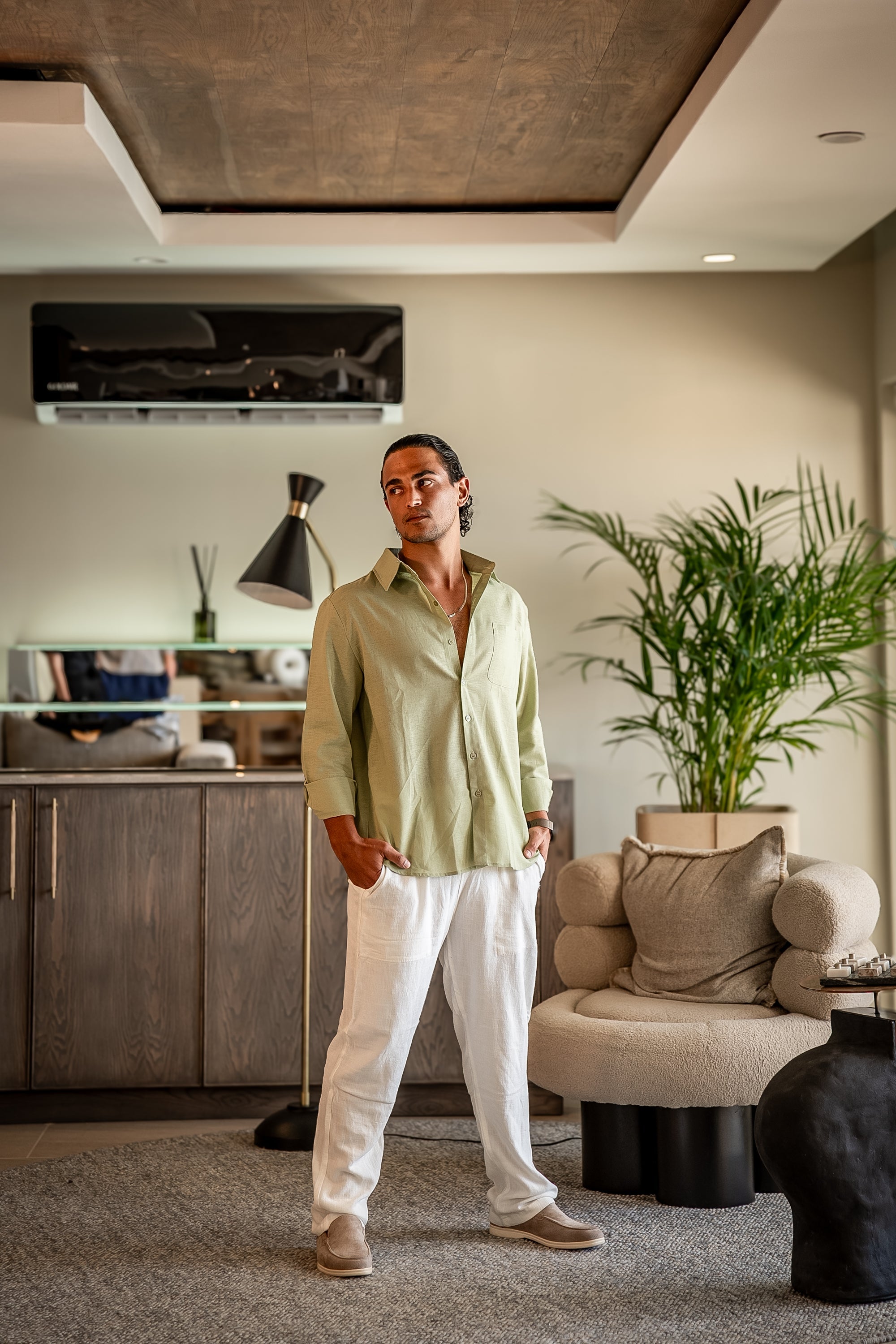 Old Money Linen Combo (Long Sleeve)
