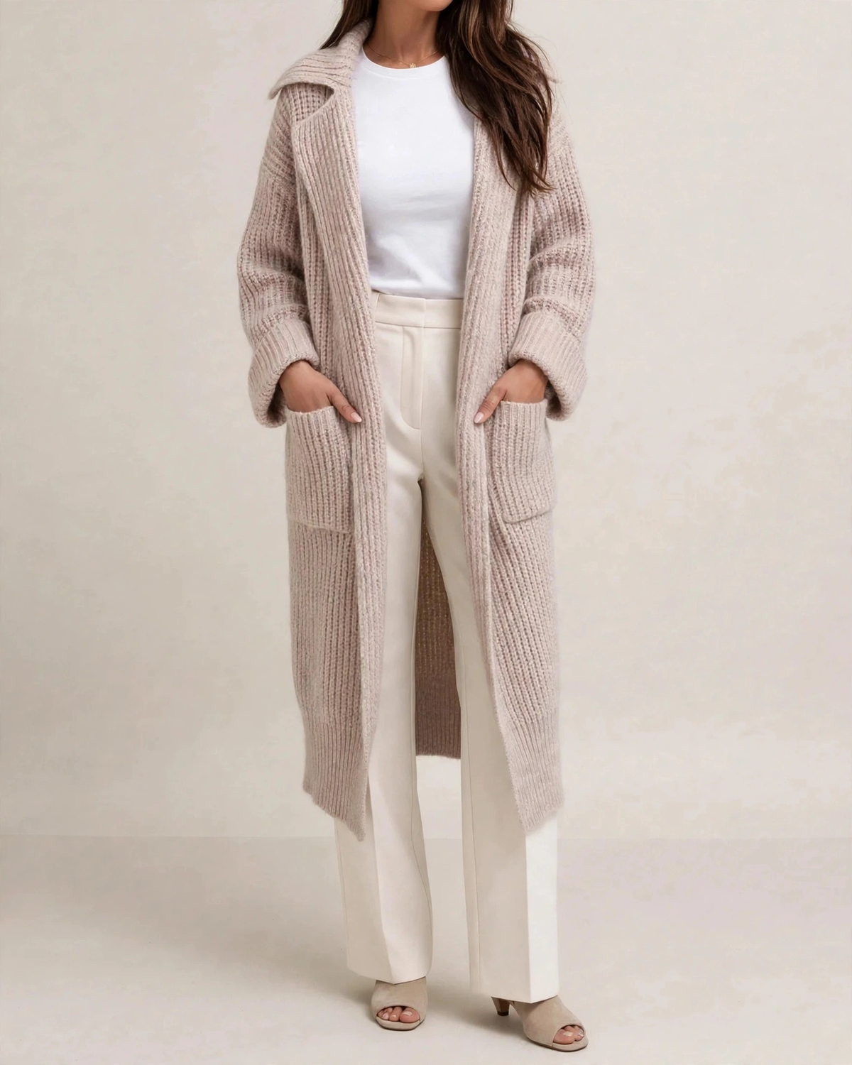 Chic and Comfortable Long Knit Cardigan for Women