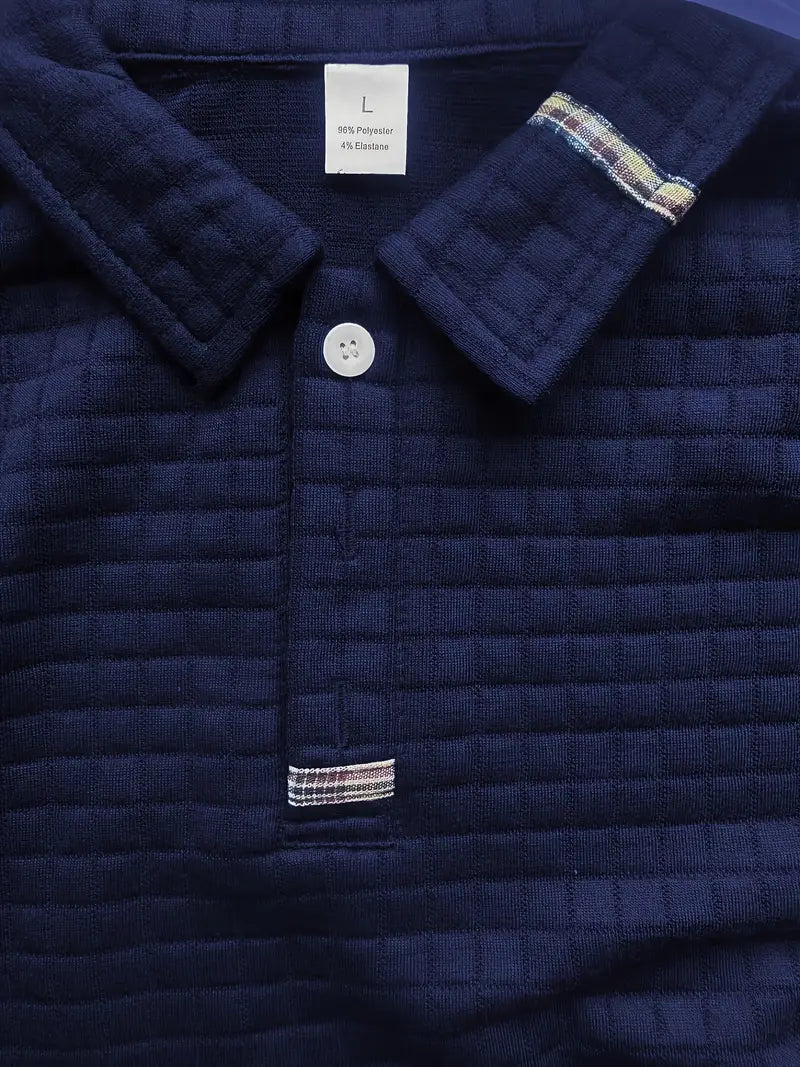 Contemporary Structured Polo Shirt for Men