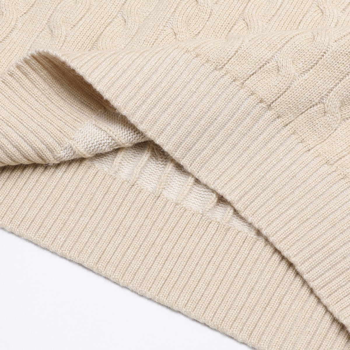 Camogli Cable Knit Crew Neck