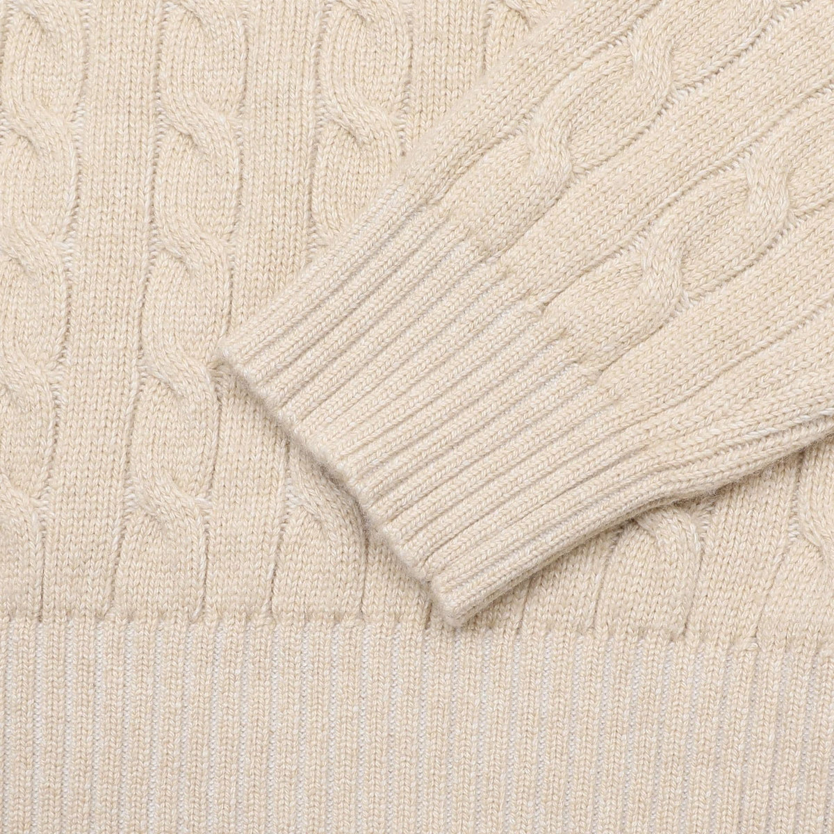 Camogli Cable Knit Crew Neck