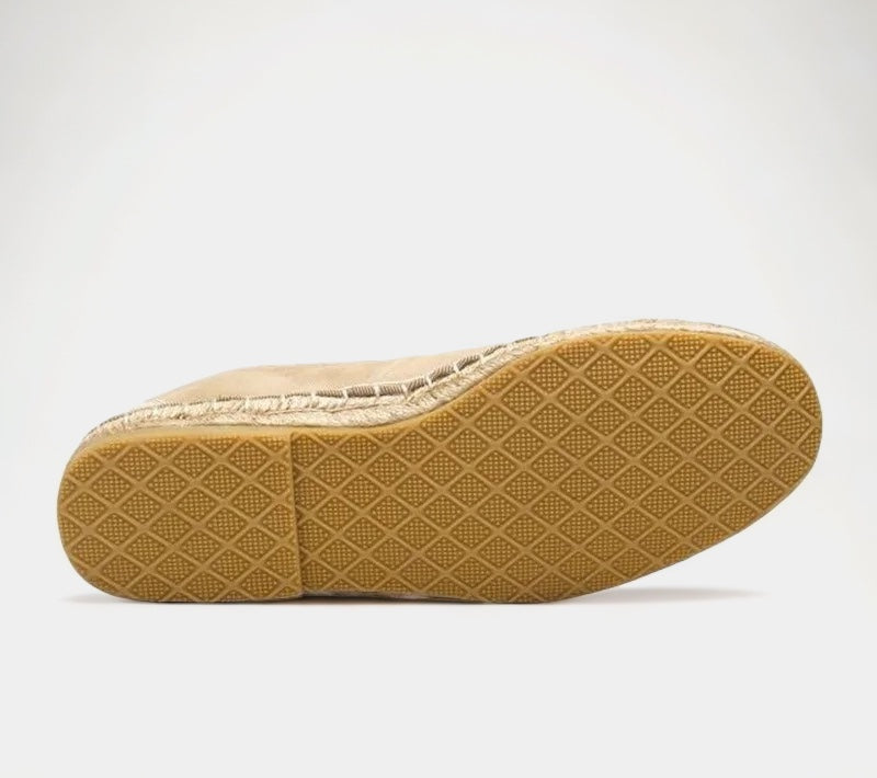 OLD MONEY Tressed Suede Loafers