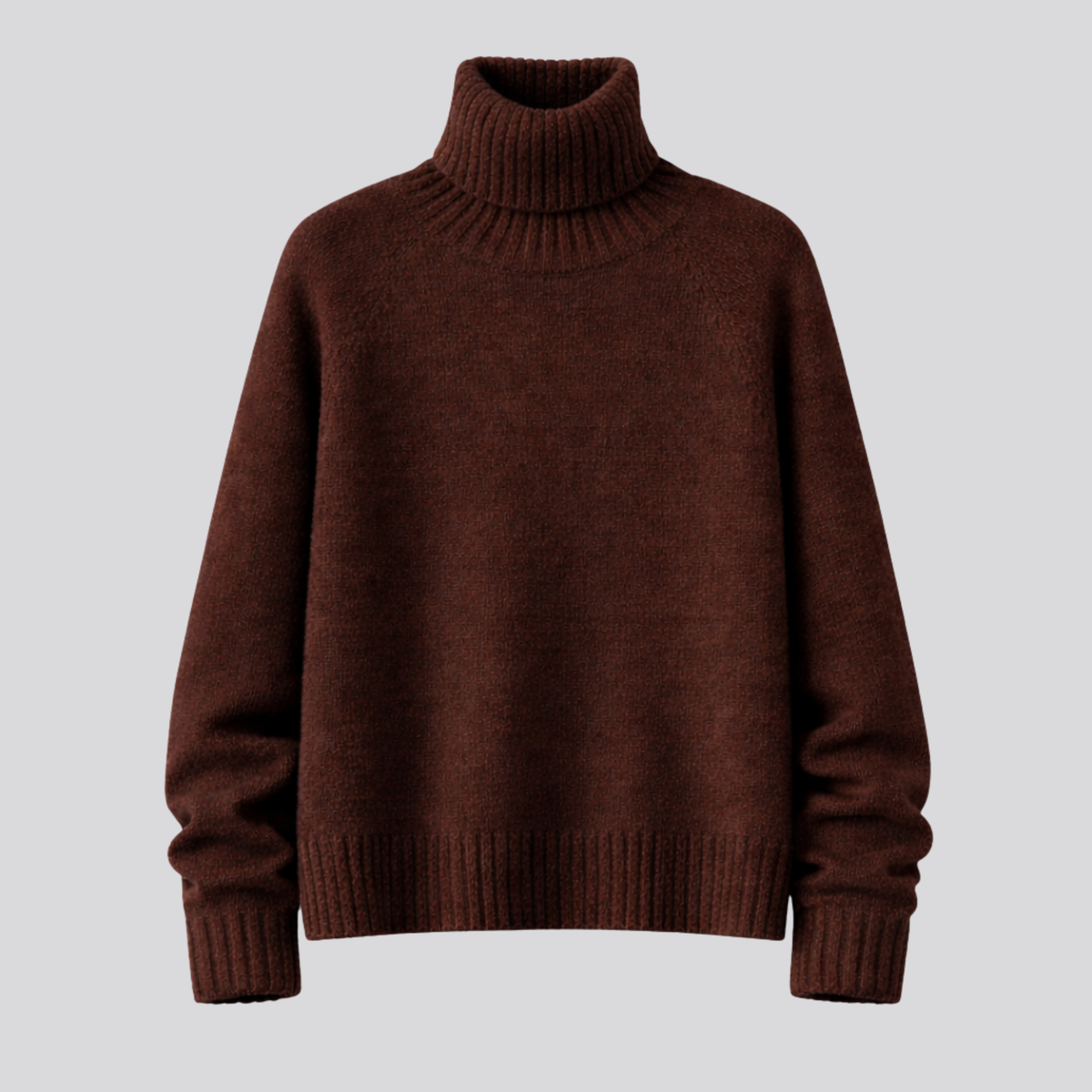 Cozy Women's Merino Wool Turtleneck Sweater