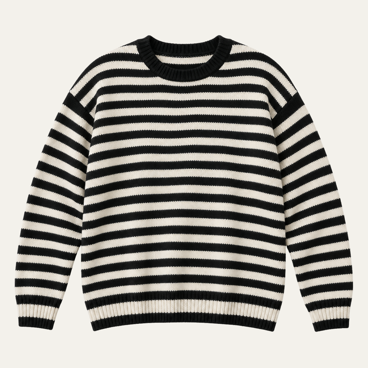 Women's Soft Knit Jumper in Classic Stripes