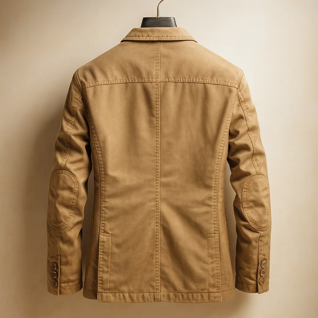 Contemporary Tailored Men's Cotton Blazer