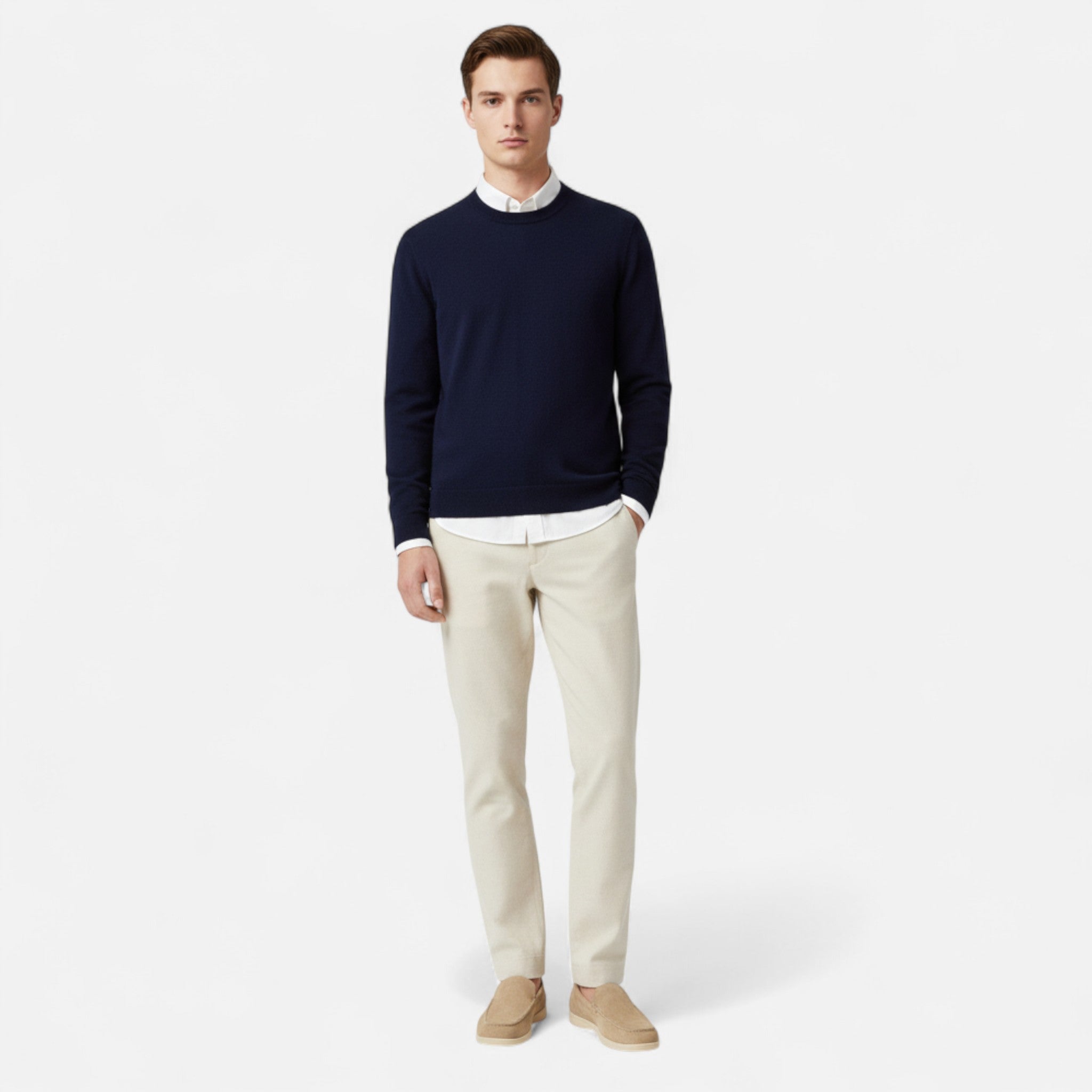 OldMoneyLook | Men’s Low Suede Loafers