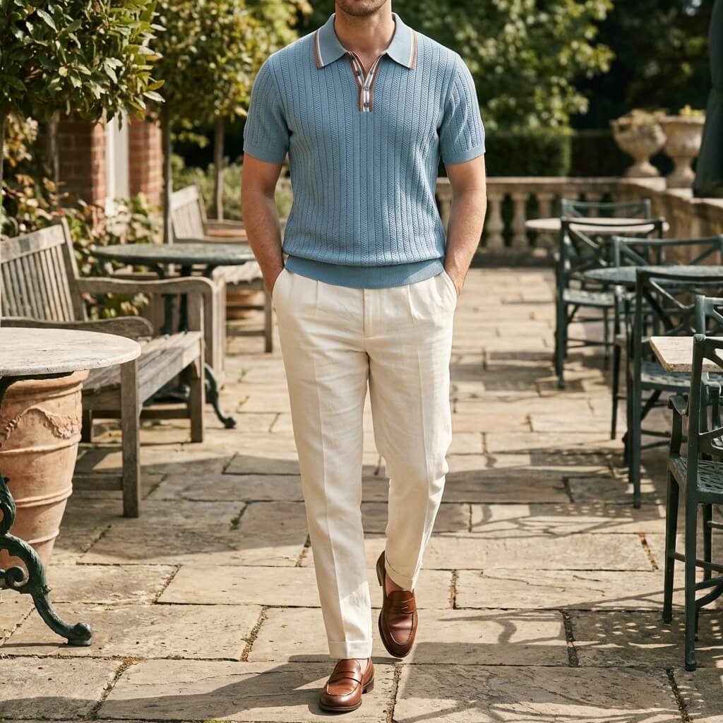Amalfi Azure Knit