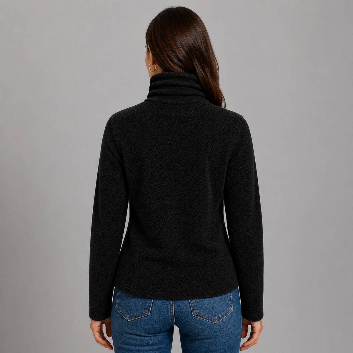 Luxurious Women's Cashmere Blend Turtleneck Sweater