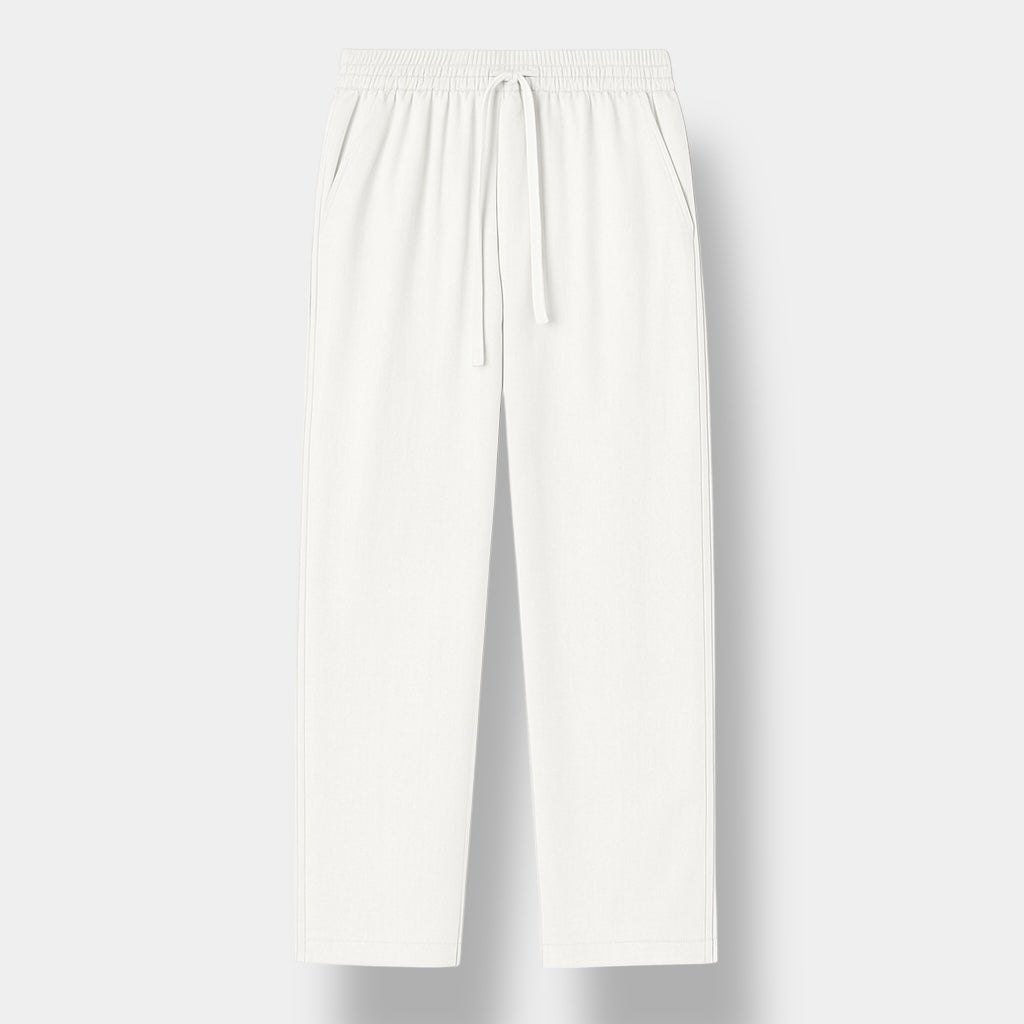 OLD MONEY Relaxed Fit Linen Trouser