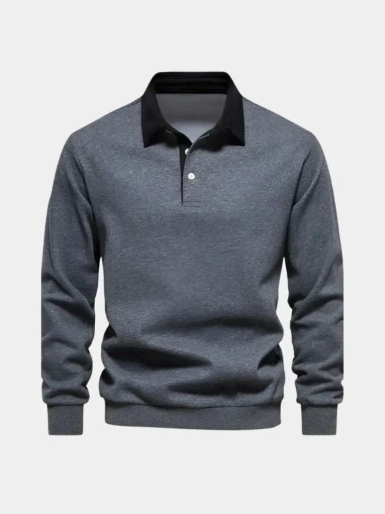 Classic High-Quality Men's Polo Shirt - Elegant Style