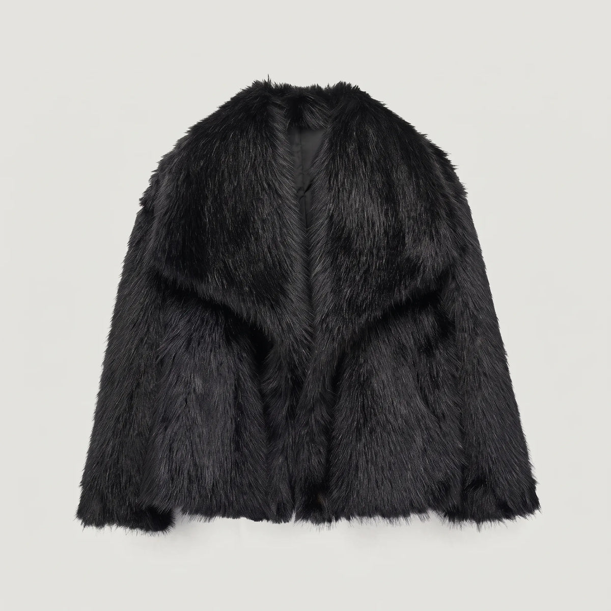 Oversized Women's Faux Fur Coat