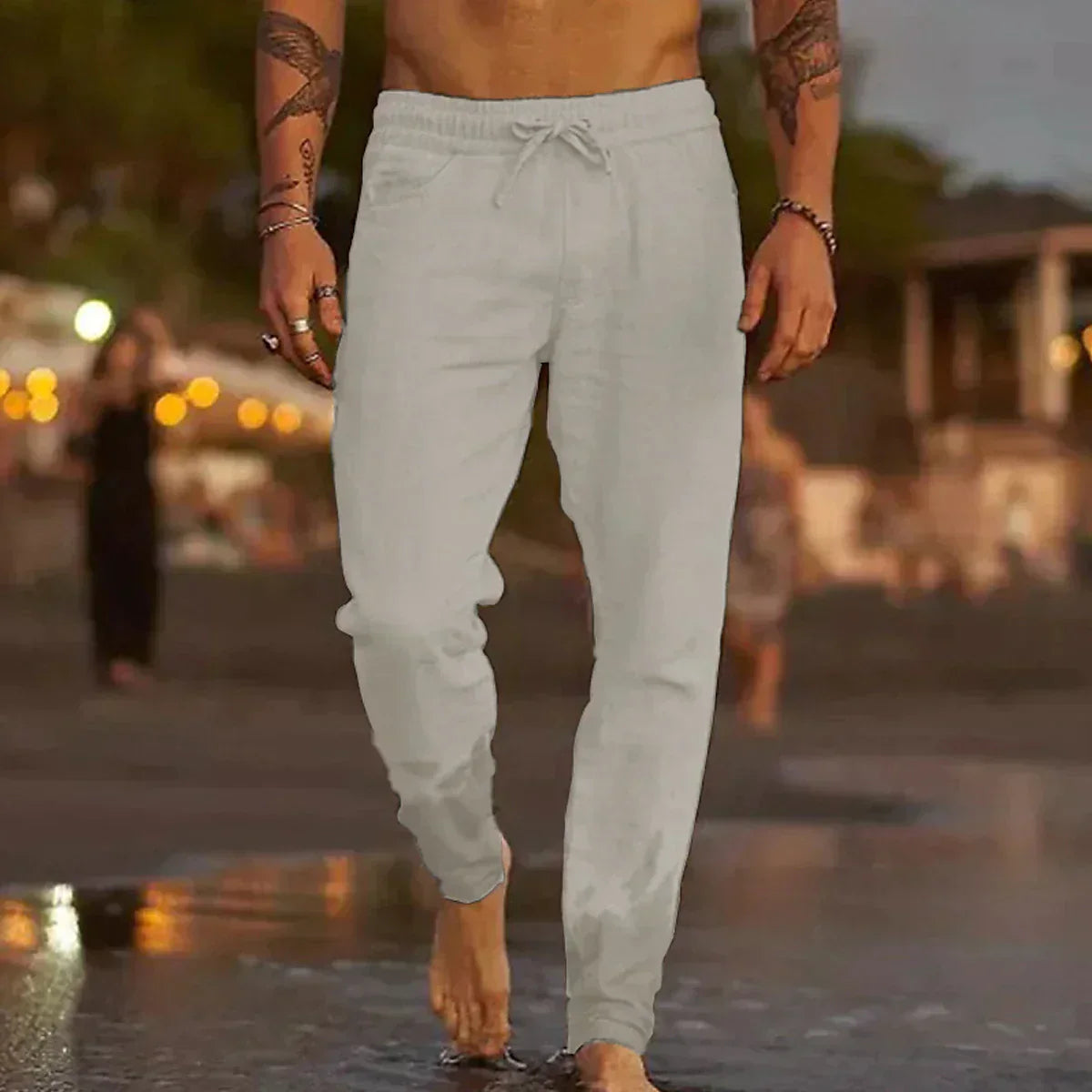 CAPRI Linen Beach Pants