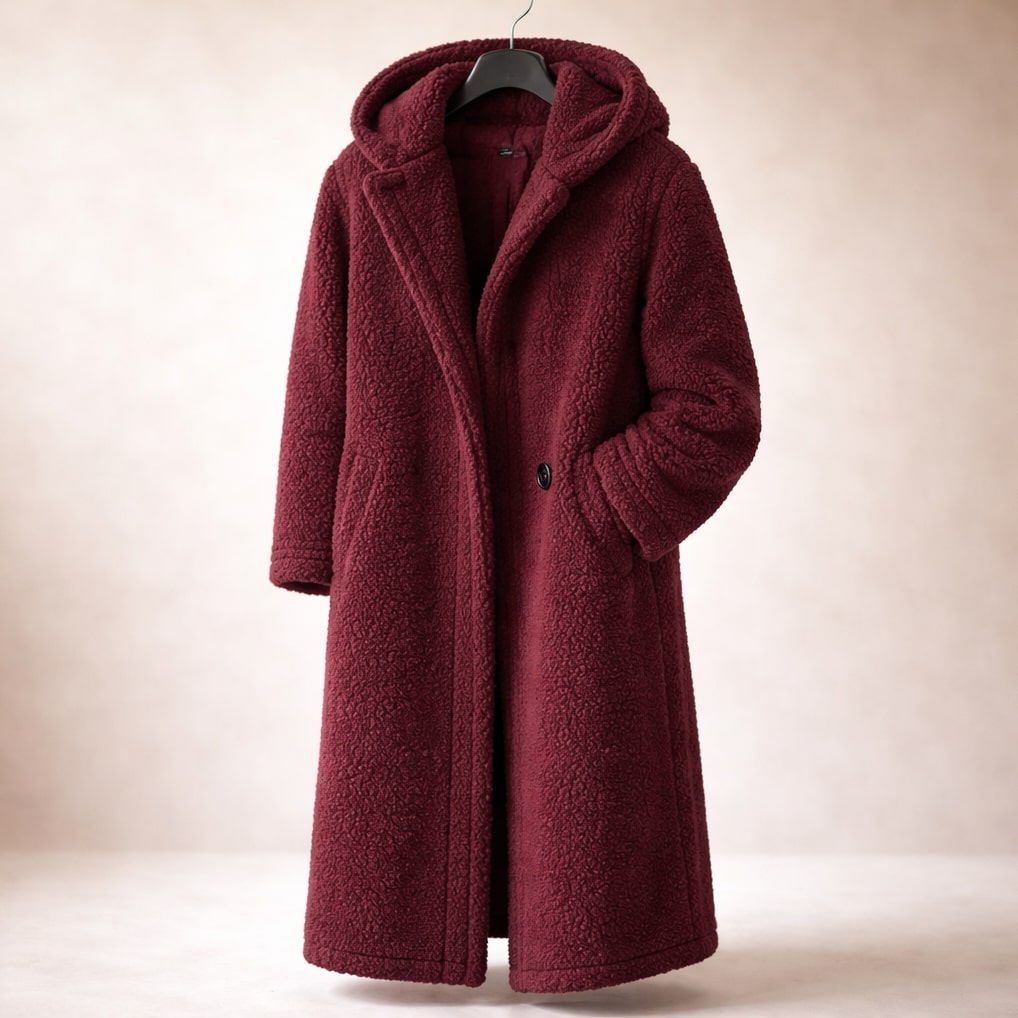 Chic Long Hooded Coat for Women