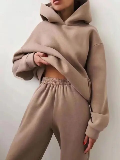Ladies' co-ord set hoodie with joggers