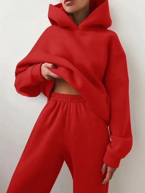 Ladies' co-ord set hoodie with joggers