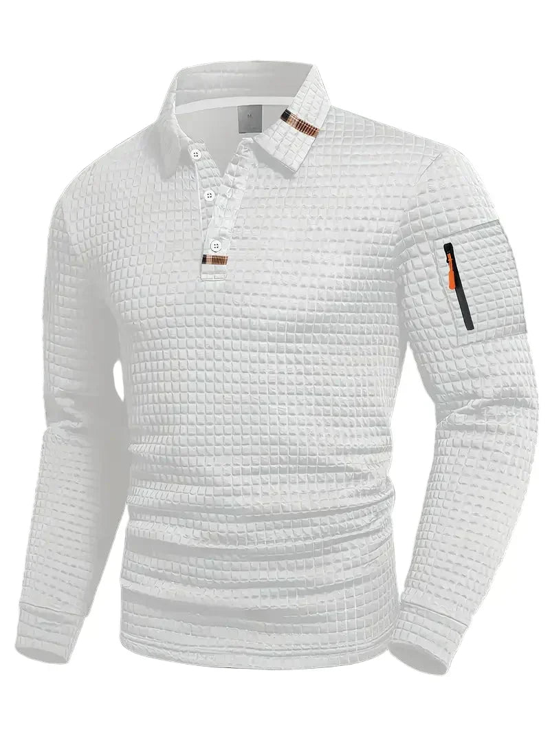 Contemporary Structured Polo Shirt for Men