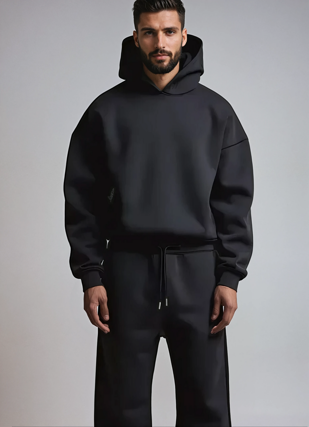 Men's Two-Piece Tracksuit: Hoodie and Jogging Bottoms Set