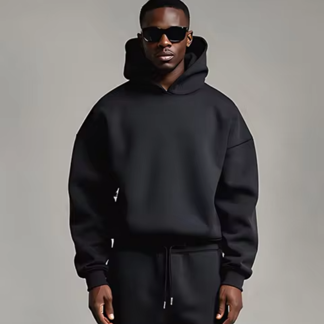 Men's Two-Piece Tracksuit: Hoodie and Jogging Bottoms Set