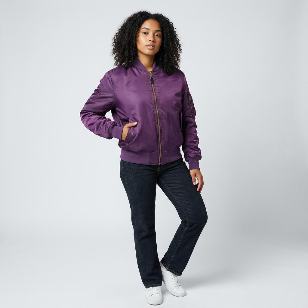Ladies' Bomber Jacket | Sleek Style with a Modern Look