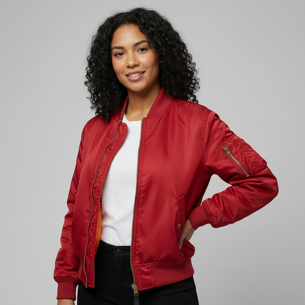 Ladies' Bomber Jacket | Sleek Style with a Modern Look