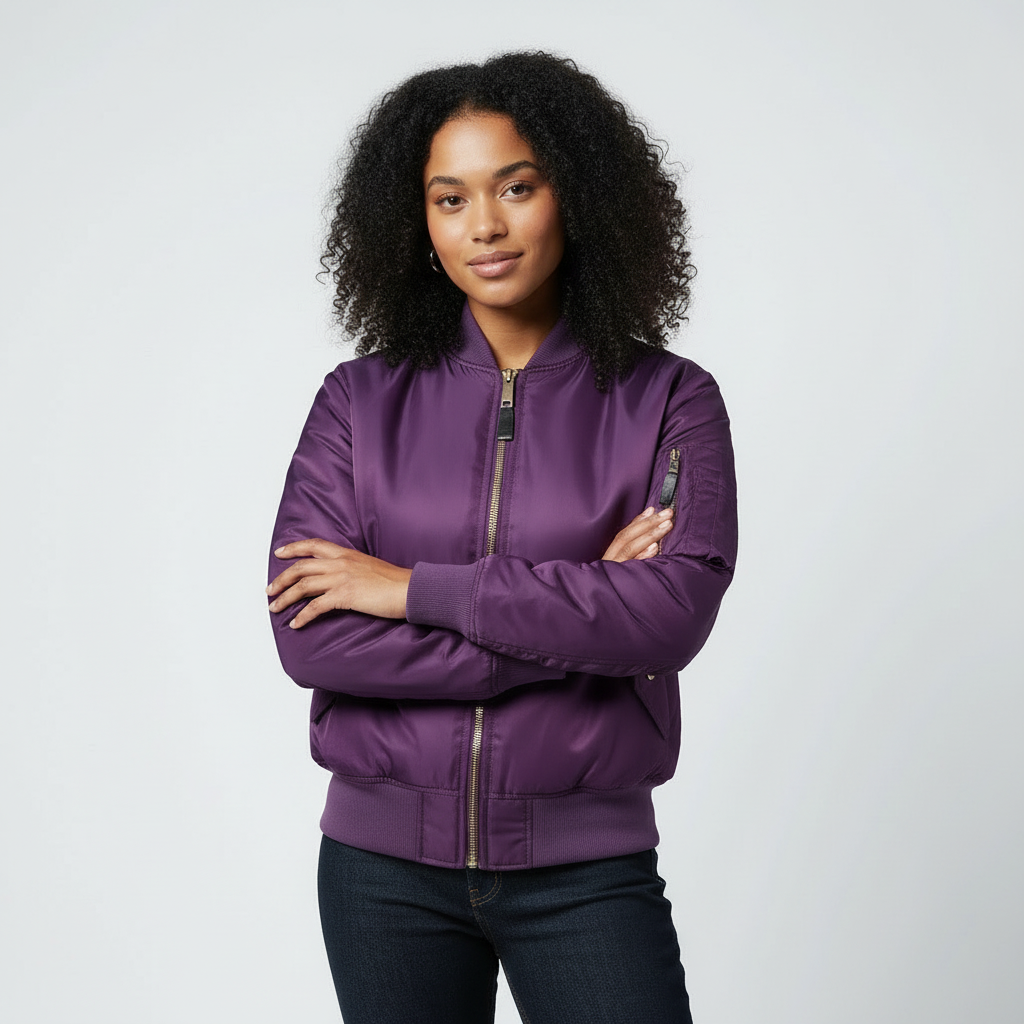Ladies' Bomber Jacket | Sleek Style with a Modern Look