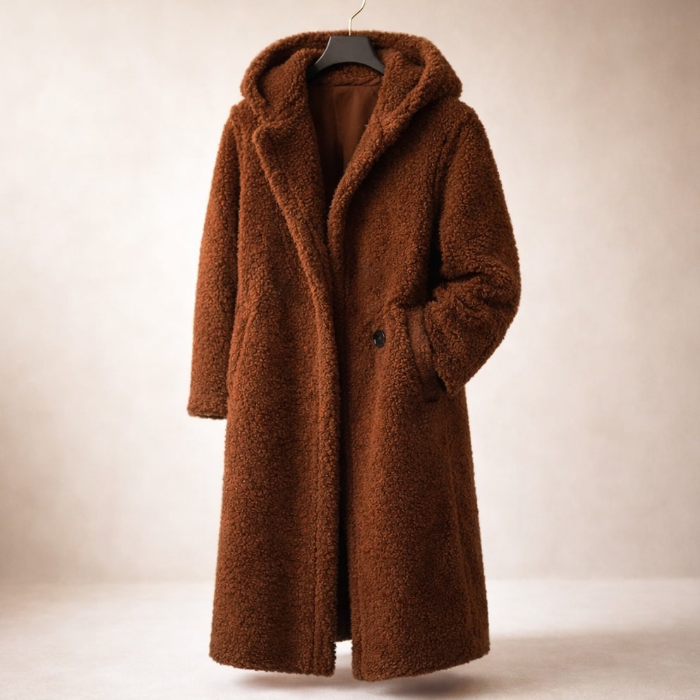 Chic Long Hooded Coat for Women