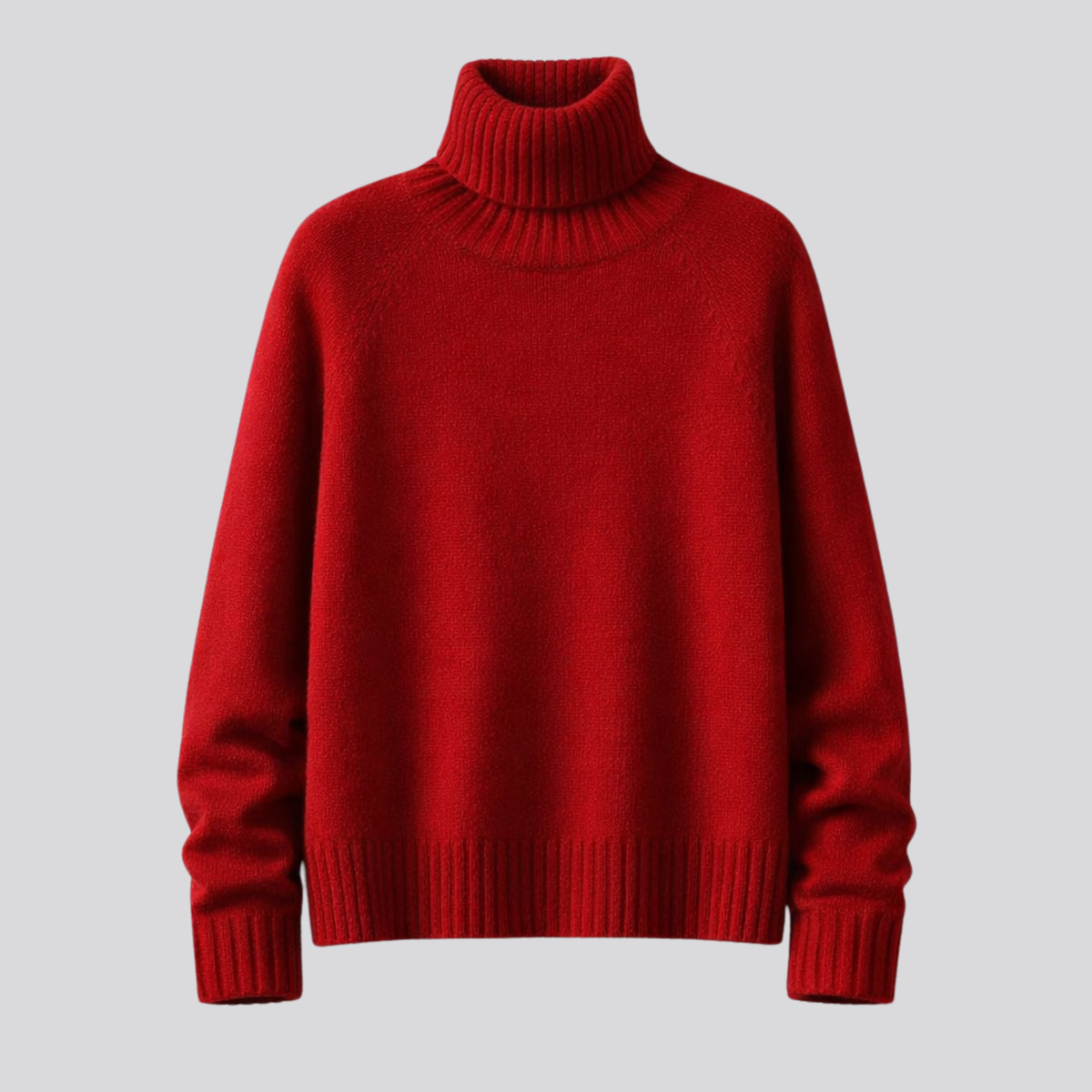Cozy Women's Merino Wool Turtleneck Sweater