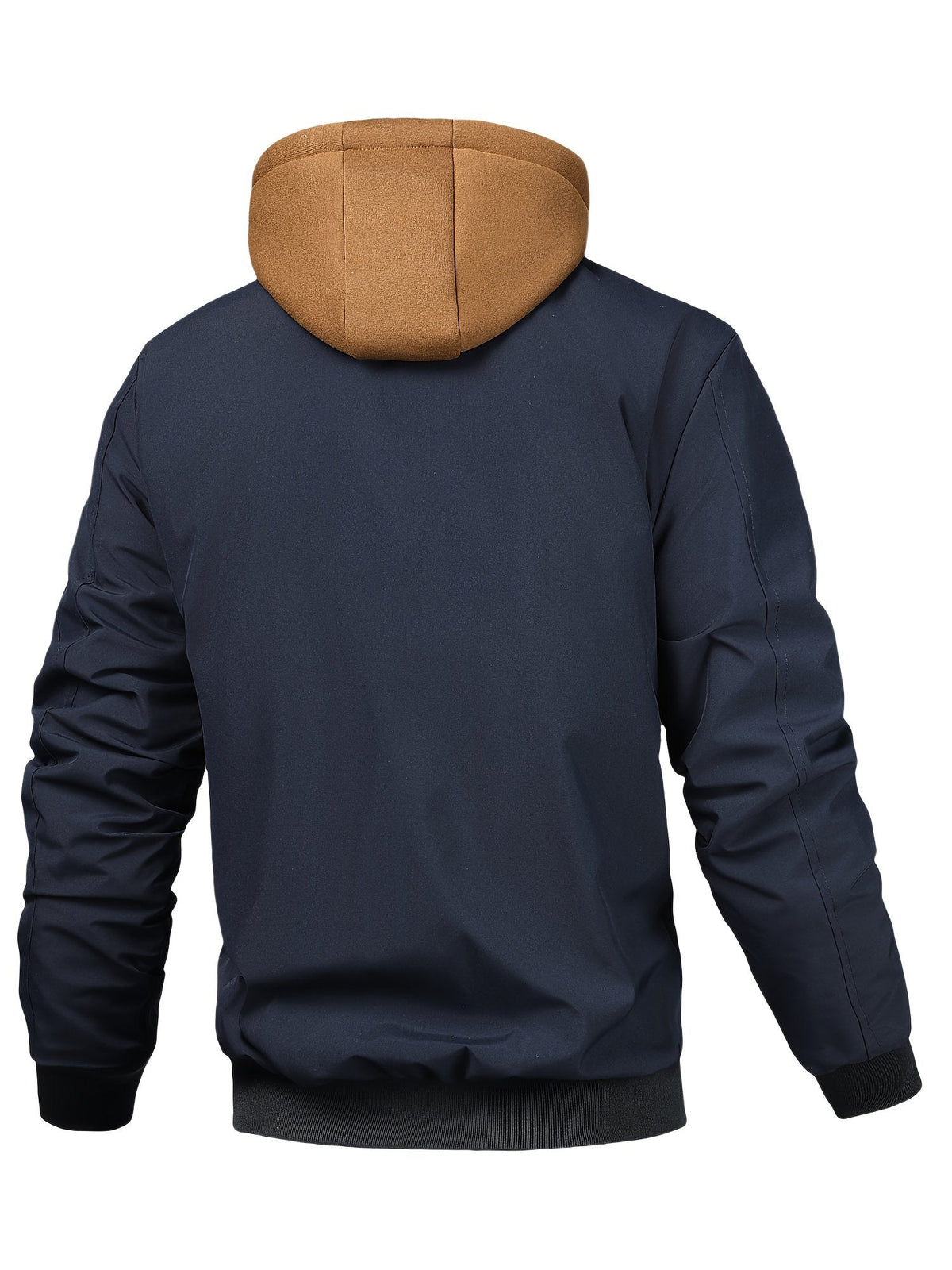 Men's Checked Zip-Up Hoodie for Casual Wear
