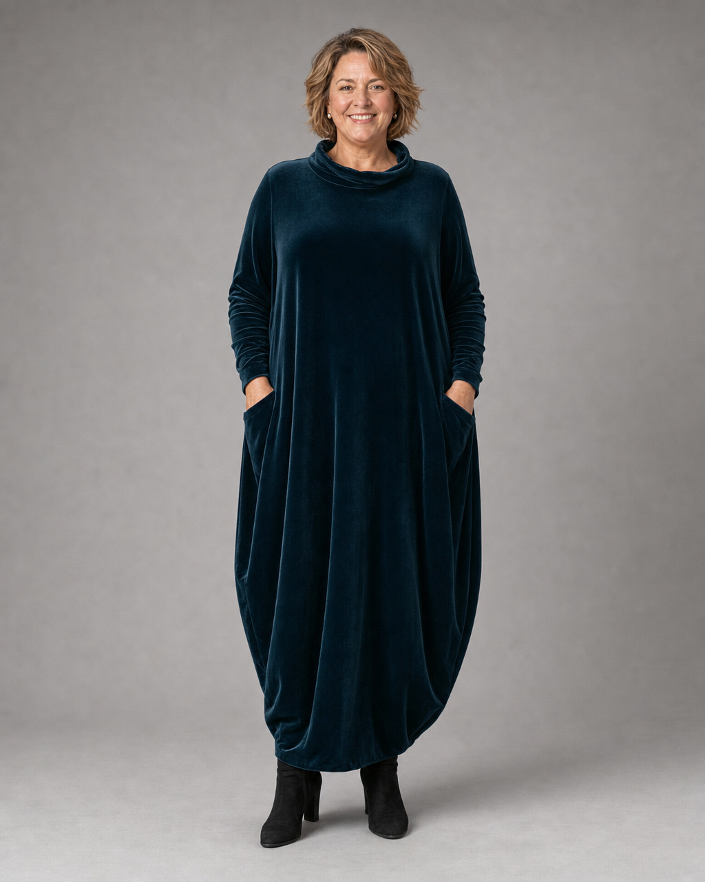 Women's Velvet Maxi Dress