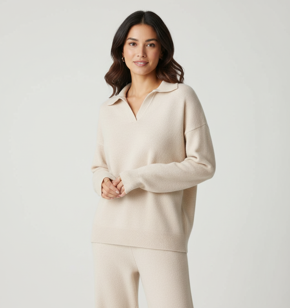 Co-ord Set Ladies Loungewear Top and Trousers
