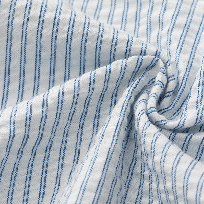 Nantucket Striped Zip-Up Long Sleeve