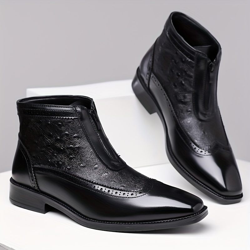 Belmont Ostrich Leather Boots