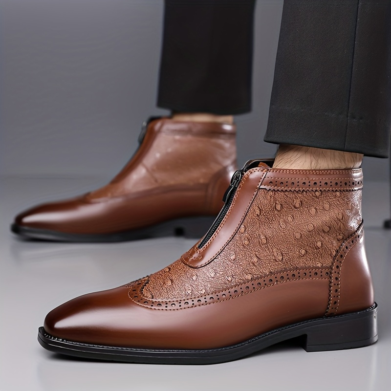 Belmont Ostrich Leather Boots