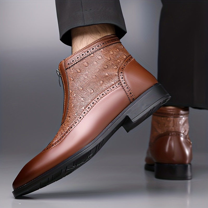 Belmont Ostrich Leather Boots